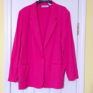 Sag Harbor lds jacket hot pink sz 14